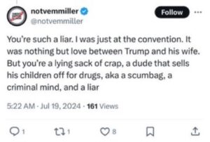 PHOTO Vem Miller Was Extremely Pro Trump On Social Media