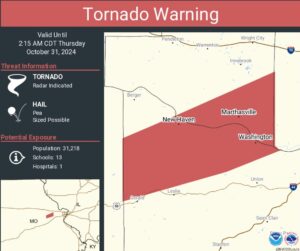 PHOTO Washington Missouri Could Get Hit By A Tornado Today