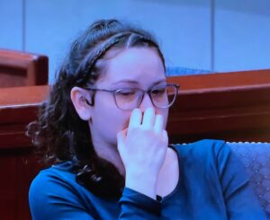 PHOTO Chloe Driver Pretending To Regret Her Decisions In Court