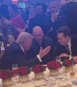 PHOTO Donald Trump And Elon Musk Chatting On Election Night At Mar-A-Lago