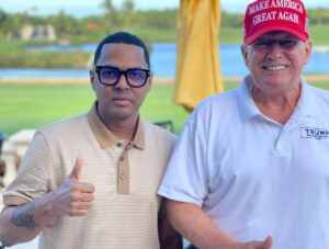 PHOTO Donald Trump With Santiago Matias