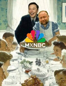 PHOTO Elon Musk And Alex Jones Having Thanksgiving Dinner Together