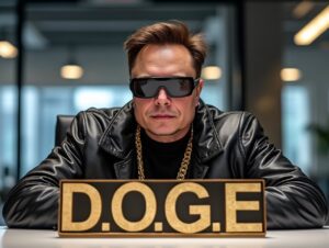 PHOTO Elon Musk As Head Of DOGE Meme