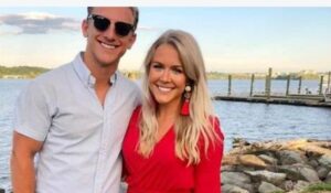 PHOTO Karoline Leavitt At The Lake With Her Husband