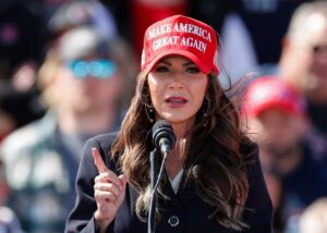 PHOTO Kristi Noem Looking Smoking Hot For Her Age In A Red Make America Great Again Hat