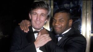 PHOTO Mike Tyson Hugging Donald Trump In Hotel Room Dressed In All Black