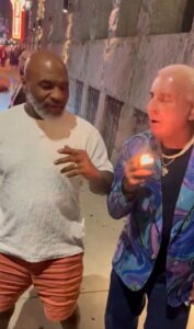 PHOTO Mike Tyson Smoking A Joint With Ric Flair