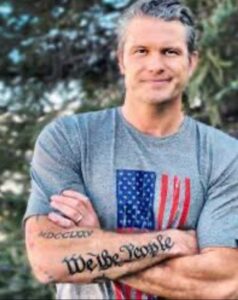 PHOTO Pete Hegseth's Patriotic Tattoo