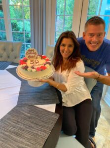 PHOTO Rachel Campos-Duffy When She Was Celebrating Her 50th Birthday With Her Husband