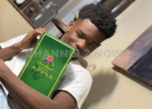 PHOTO School Shooter Jaquez Myrick Holding A Box Of Carmel Royal Regal Apple
