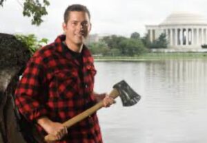 PHOTO Sean Duffy Holding An Axe