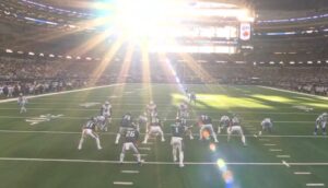 PHOTO The Fact The Sun Still Has Not Been Addressed For Afternoon Games At AT&T Stadium In Arlington Is Hilarious