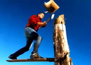 PHOTO Trump's New Pick Sean Duffy Knows How To Chop Wood