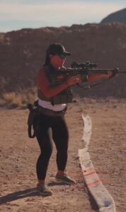 PHOTO Tulsi Gabbard's Ripped Legs From Working Out Shooting Deadly Gun At Range