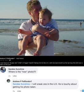 PHOTO Alexander Paffendorf's Father Holding His Son On The Beach