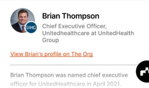 PHOTO Brian Thompson Was CEO Of United Healthcare Since 2021