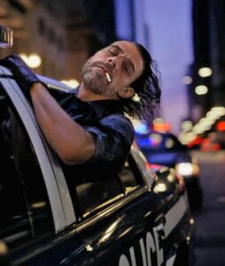 PHOTO Hunter Biden Smoking A Cigarette With His Head Out Of A Police Car After Being Pardoned