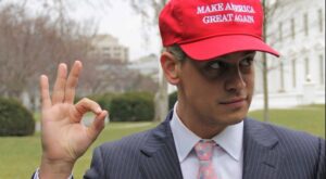 PHOTO Milo Yiannopoulos Wearing Make America Great Again Hat