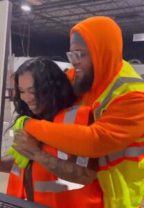 PHOTO Emmanuel Acho And Joy Taylor Around The FOX Studios