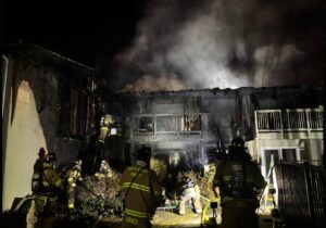 PHOTO Fire In Ventura CA Burned 4 Units Of Living That Are Now Uninhabitable