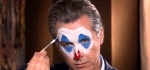 PHOTO Gavin Newsom Putting On Clown Makeup Every Morning Meme