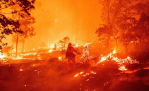 PHOTO Look At The Size Of Flames Firefighters Are Dealing With In Altadena