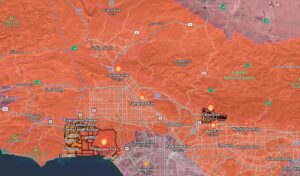 PHOTO Map Showing How Much Area Pacific Palisades Fire Has Burned So Far With 0% Containment