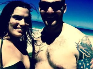 PHOTO Matt Livelsberger Smiling With His Ex-Wife On The Beach