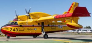 PHOTO Of Canadian Aircraft Fighting The Hughes Fire In Castaic California