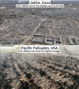 PHOTO Pacific Palisades California Looks Like Jablia Gaza After Fires