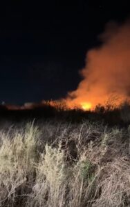 PHOTO Proof Auto Fire In Oxnard Was Started From A Homeless Encampment