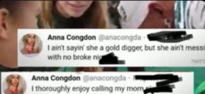 PHOTO Saquon Barkley's Wife Anna Congdon Casually Using The N Word