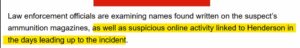 PHOTO Solomon Henderson's Suspicious Online Activity Didn't Get Anyone To Stop Him From Committing Mass Shooting