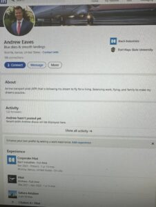 PHOTO Andrew Eaves Didn't Have A Ton Of Connections On LinkedIn