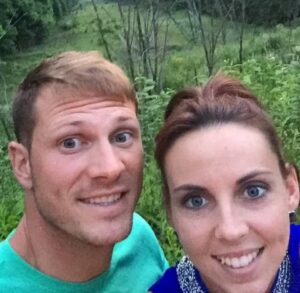 PHOTO Andrew Eaves With His Wife Taking Selfie Out In The Forest