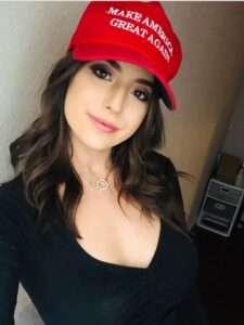 PHOTO Ashley St Clair Looking Hot Wearing A Red Make America Great Again Hat