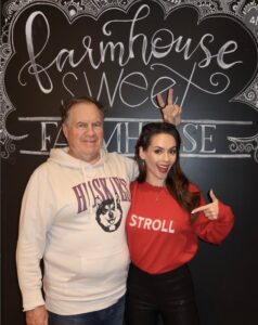 PHOTO Bill Belichick Wearing UConn Huskies Sweater While Out And About With Jordan Hudson