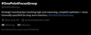 PHOTO Bruce Foster's Twitter Profile On Investing