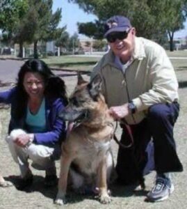 PHOTO Gene Hackman With His German Shepherd Dog