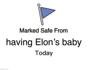 PHOTO Marked Safe From Having Elon Musk's Baby Today