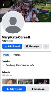 PHOTO Mary Kate Cornett's Facebook Profile