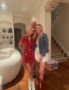 PHOTO Mary Kate Cornett's Father Looking Thirsty With His Two Blonde Daughters