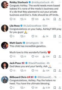 PHOTO Matt Gaetz Bragging About How Good Of Genetics Elon Musk And Ashely St Clair's Baby Has