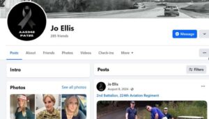 PHOTO Of Jo Ellis' Facebook Profile