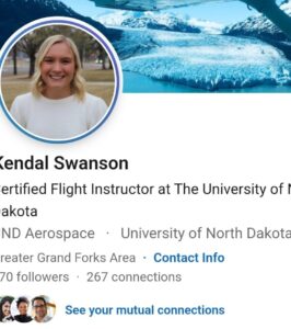 PHOTO Online Says Kendal Swanson Is A Certified Flight Instructor And A Pilot