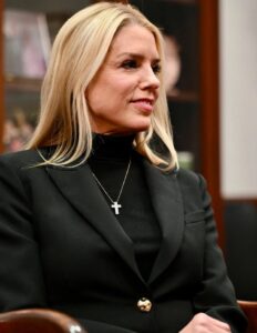 PHOTO Pam Bondi Wearing A Cross Necklace