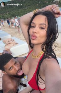 PHOTO Paul George S*cking On T*tties At The Beach While On All-Star Break