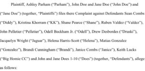 PHOTO Ashley Parham’s Lawyers Mixing Up “There” And “Their” In The First Sentence Of their Amended Complaint