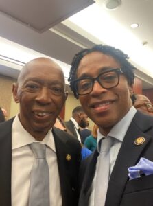 PHOTO Congressman Wesley Bell With Sylvester Turner Before He Died