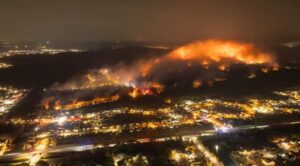 PHOTO Fire Over South Carolina City Is Insane